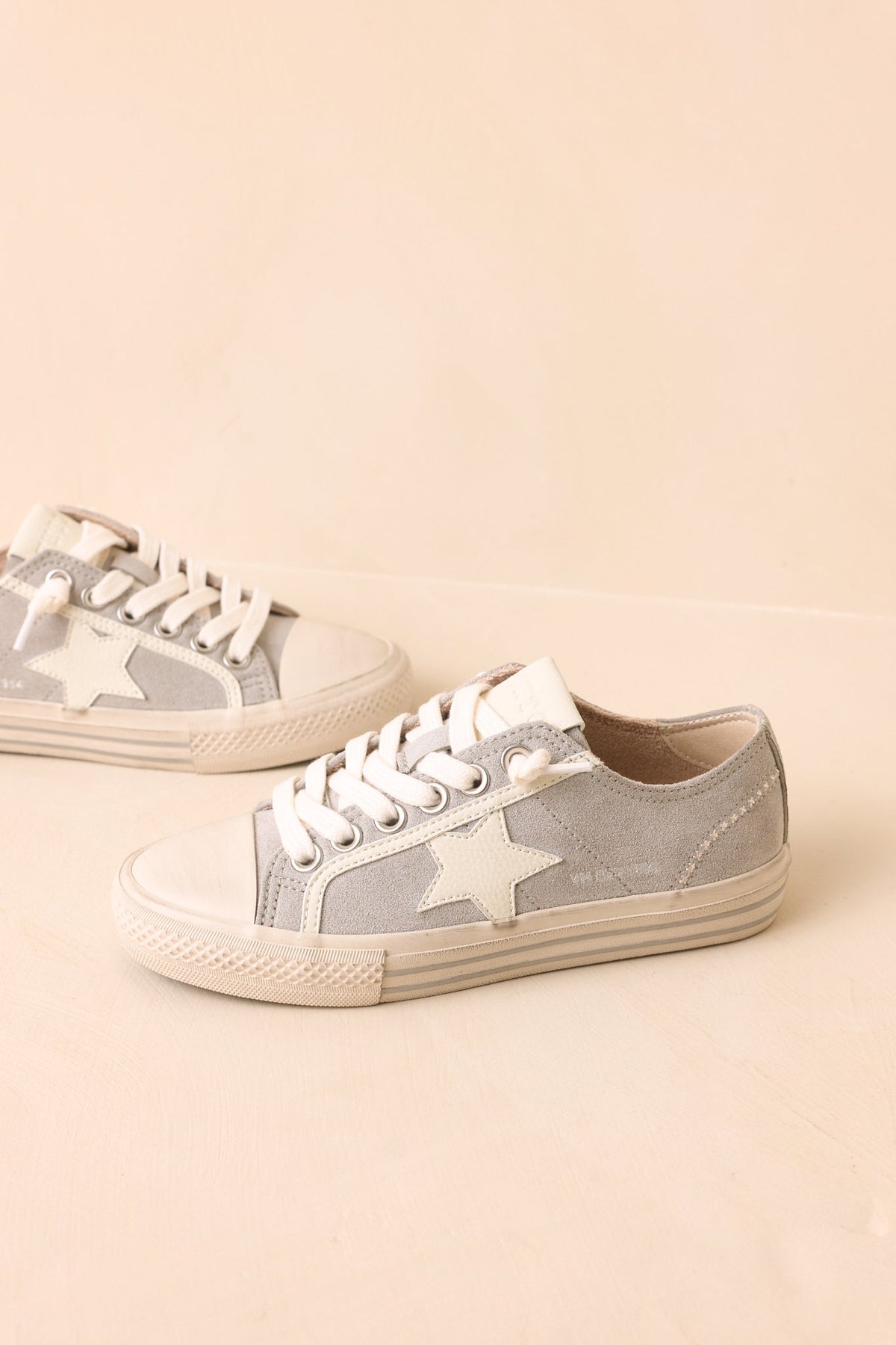 Vintage Havana Alive Dusty Blue Suede Sneakers