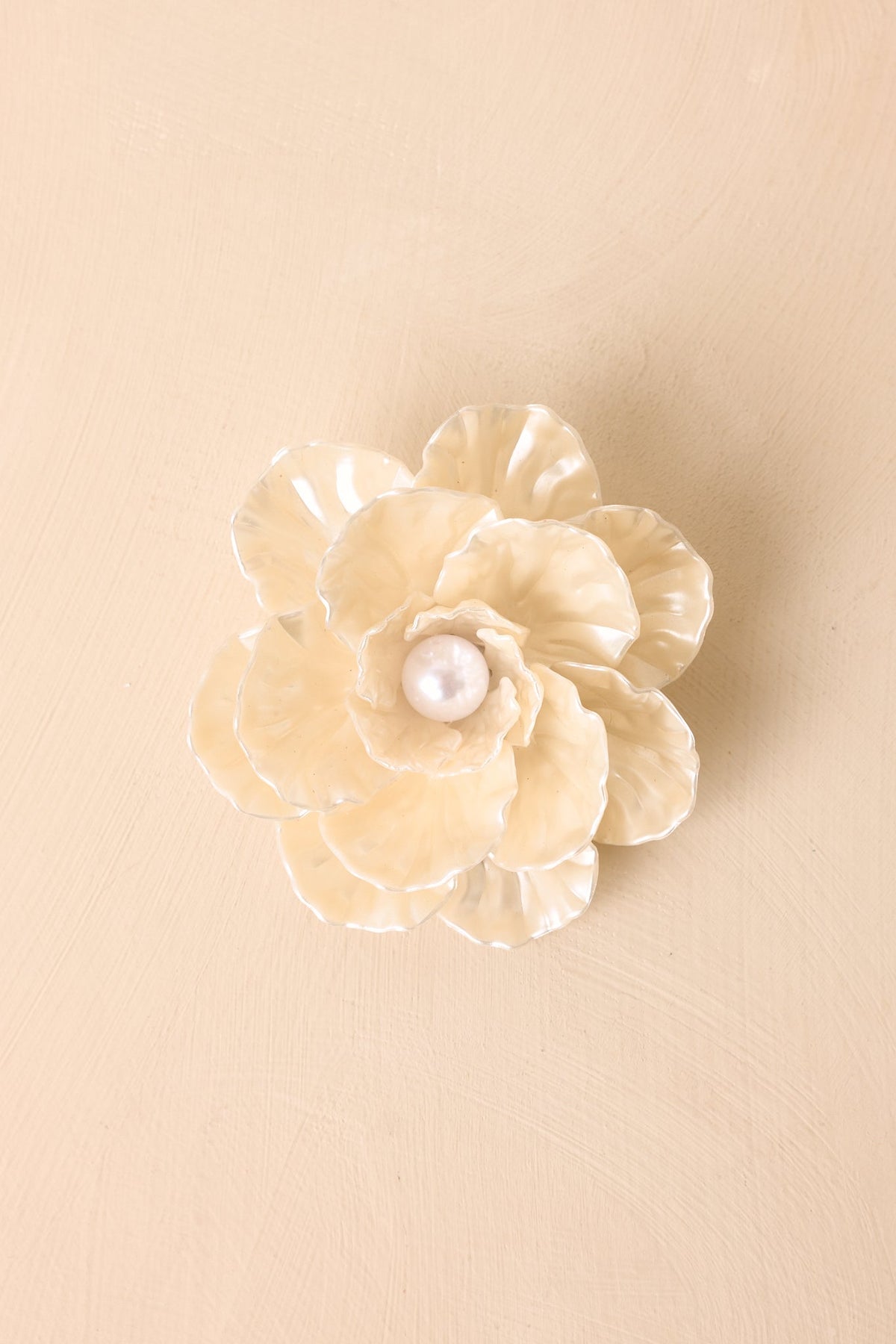 Statement in Bloom Ivory Pearl Floral Clip & Brooch