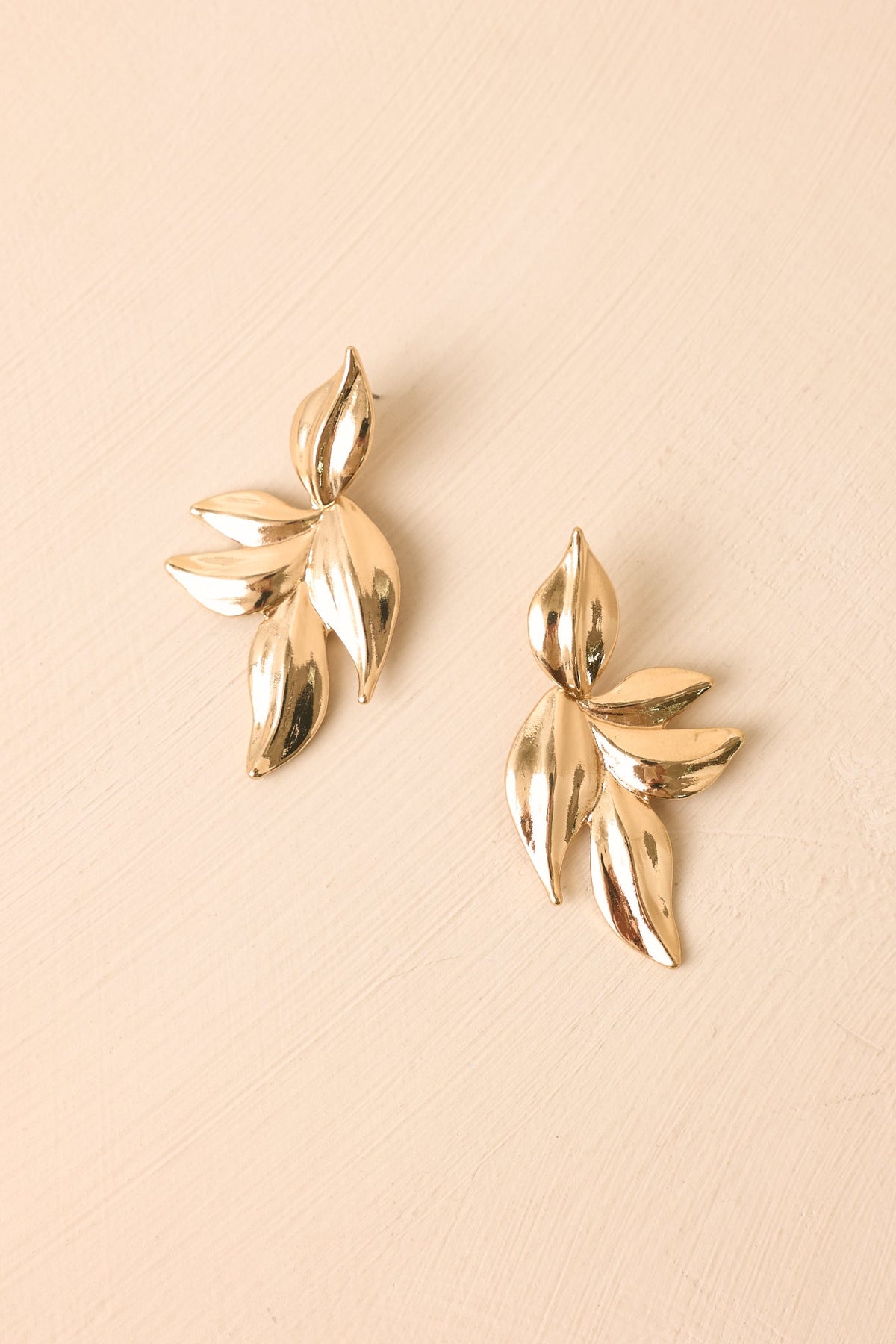 Among the Vines Gold Leaf Drop Earrings