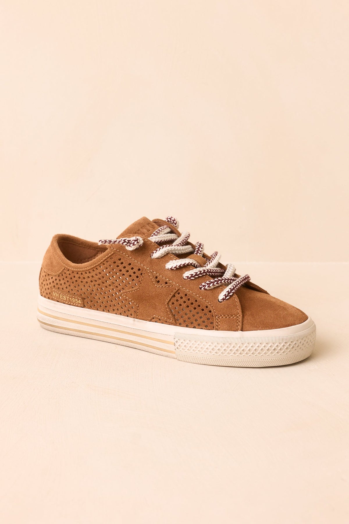 Vintage Havana Alive Camel Brown Suede Sneakers