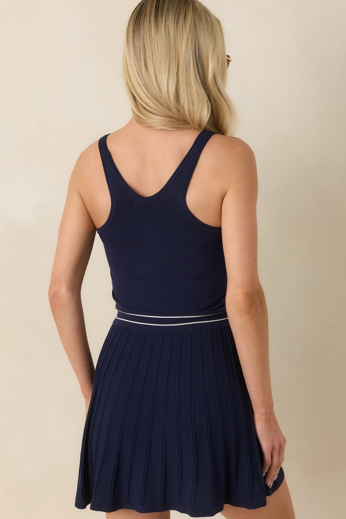 Z Supply Set Serve Navy Blue Active Mini Dress