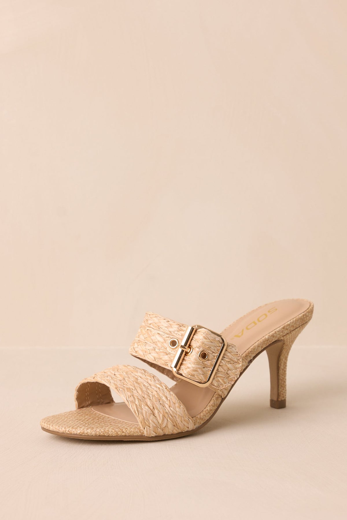 Dockside Dinner Natural Raffia Heels