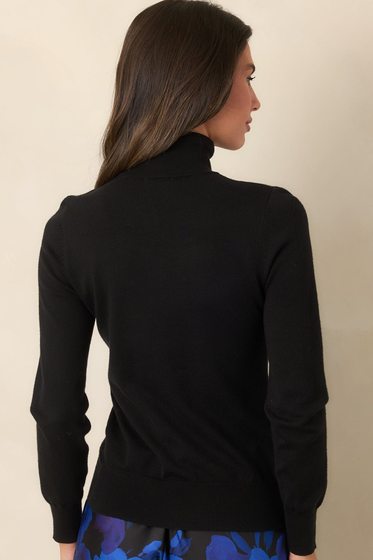 Comfortable Charm Black Turtleneck Sweater