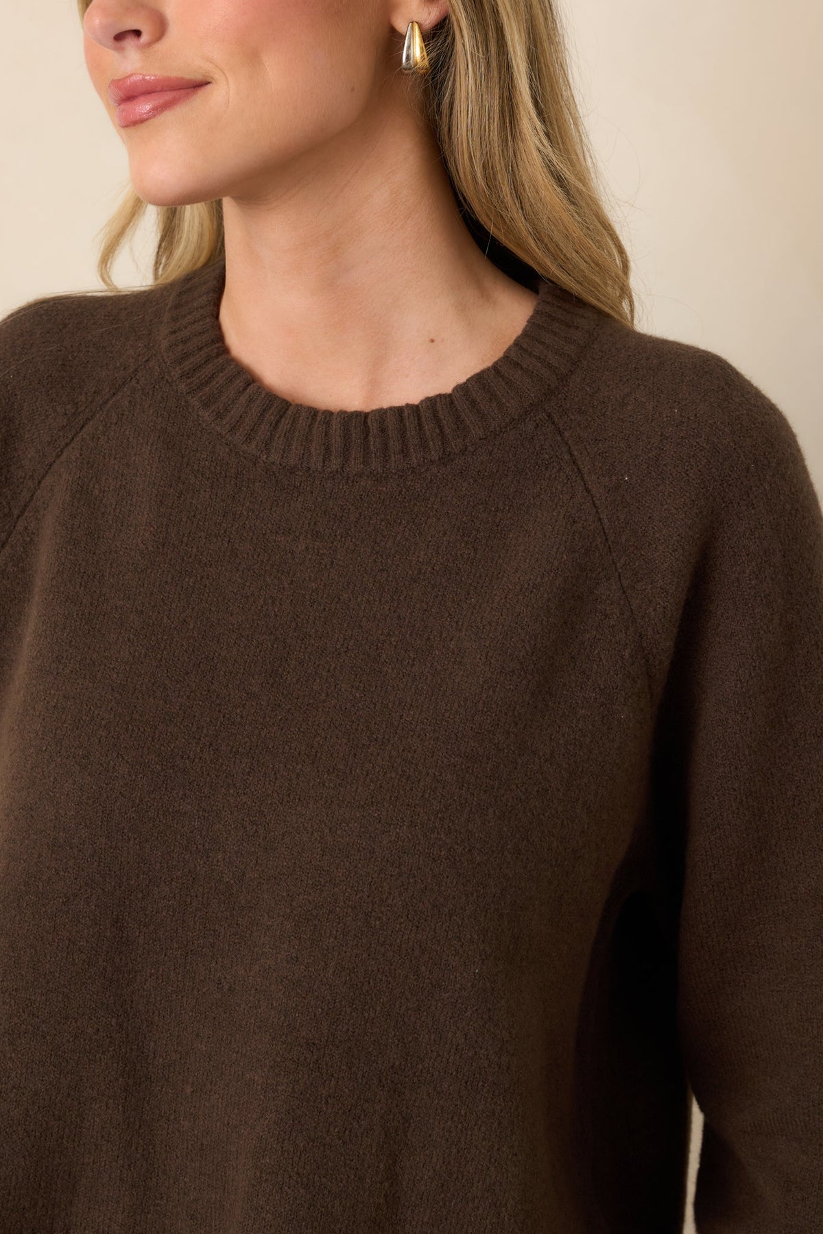 Z Supply Coming Up Cozy Dark Chocolate Sweater