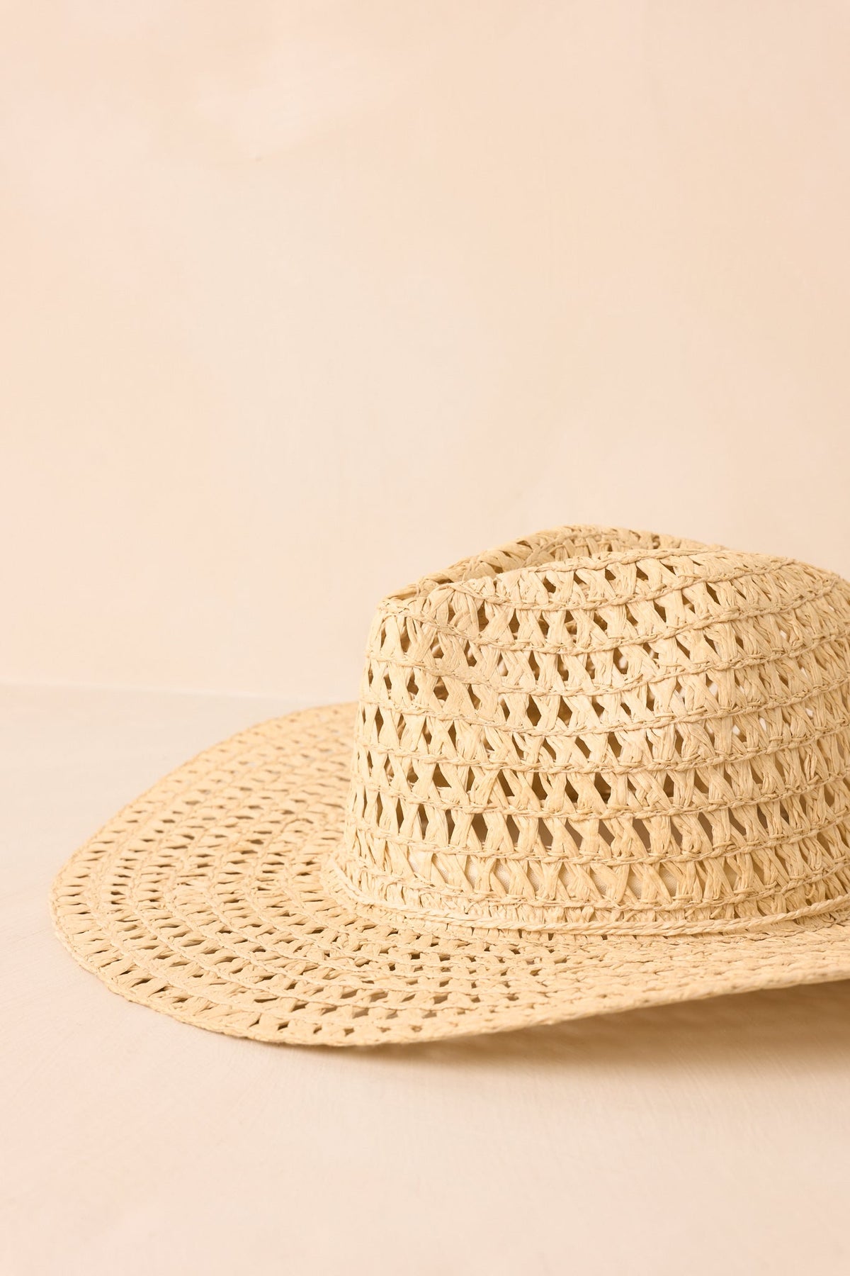 Not My First Rodeo Ivory Woven Cowboy Hat