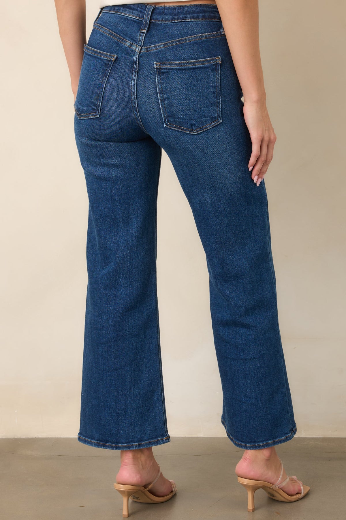 Always First Dark Wash Wide Leg Jeans