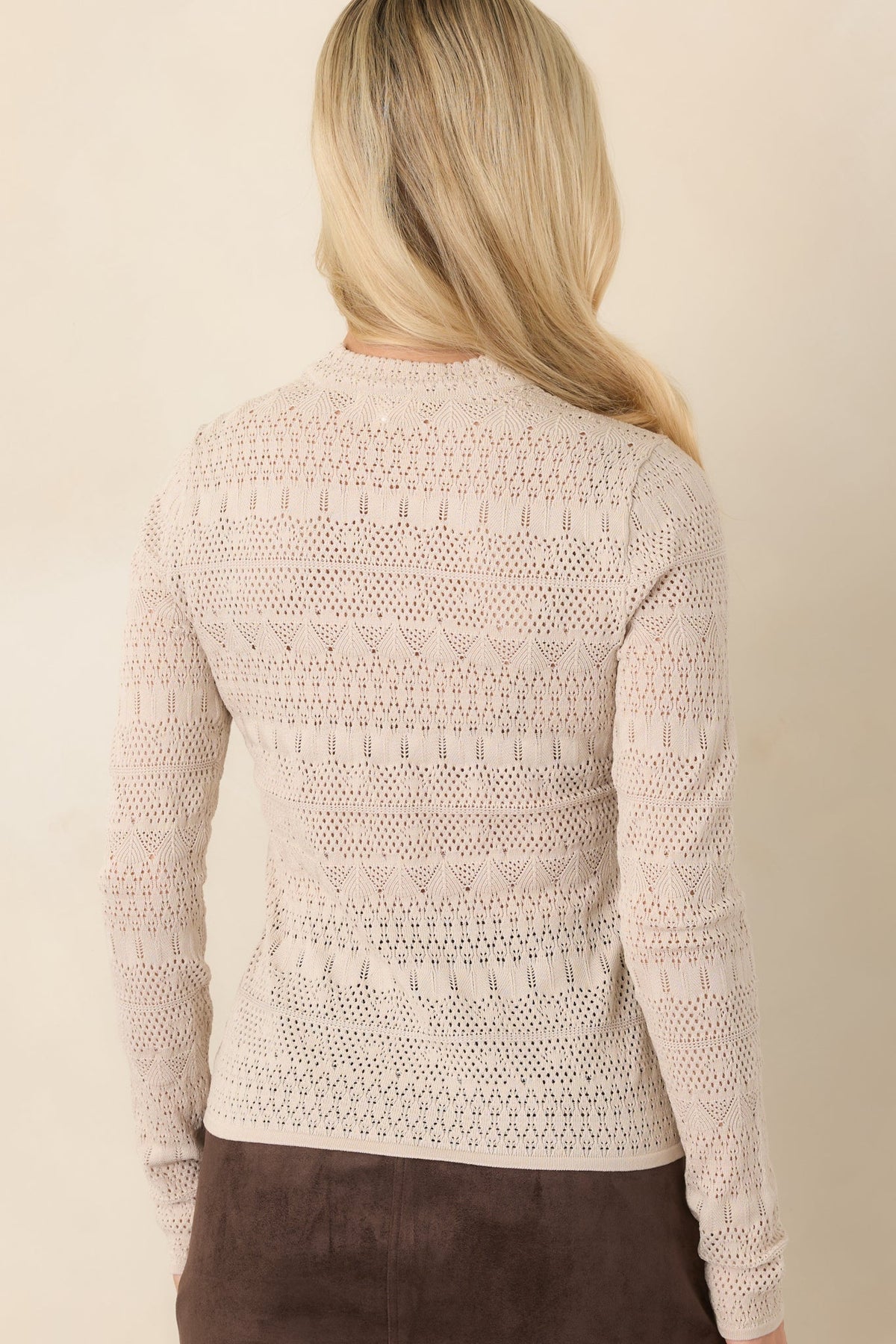 Z Supply Avery Soft Ecru Sweater Top