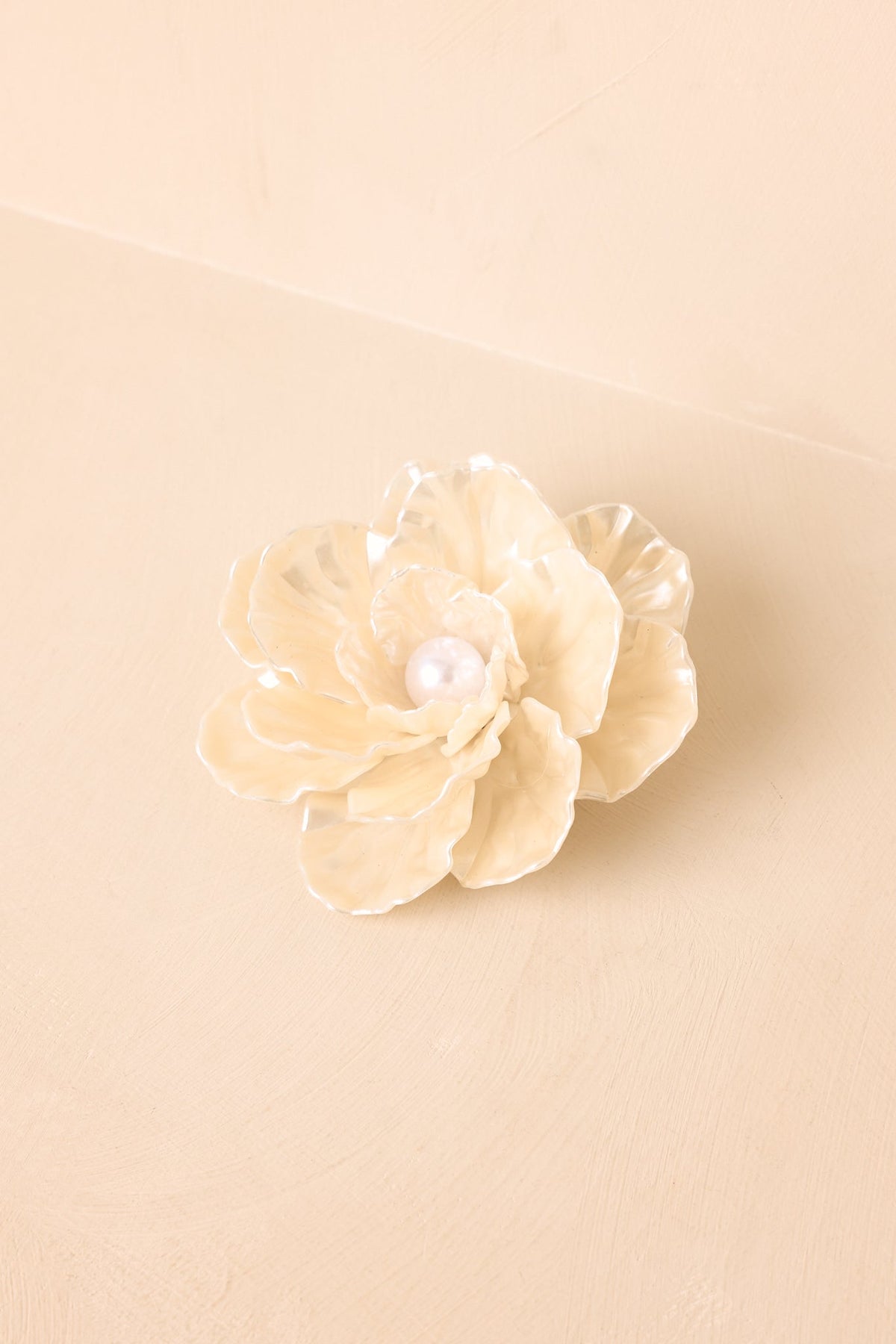 Statement in Bloom Ivory Pearl Floral Clip & Brooch