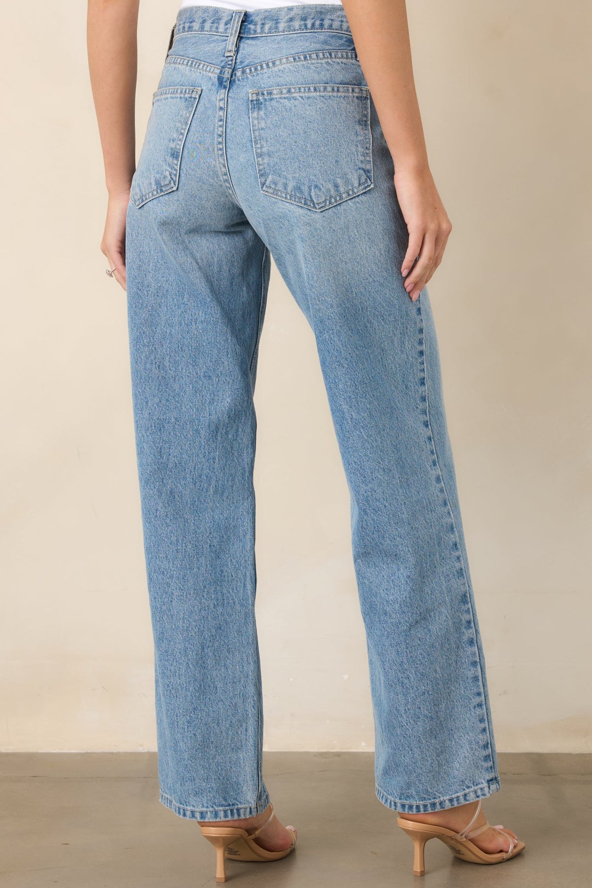 More Than Ever Light Wash Relaxed Straight Leg Jeans