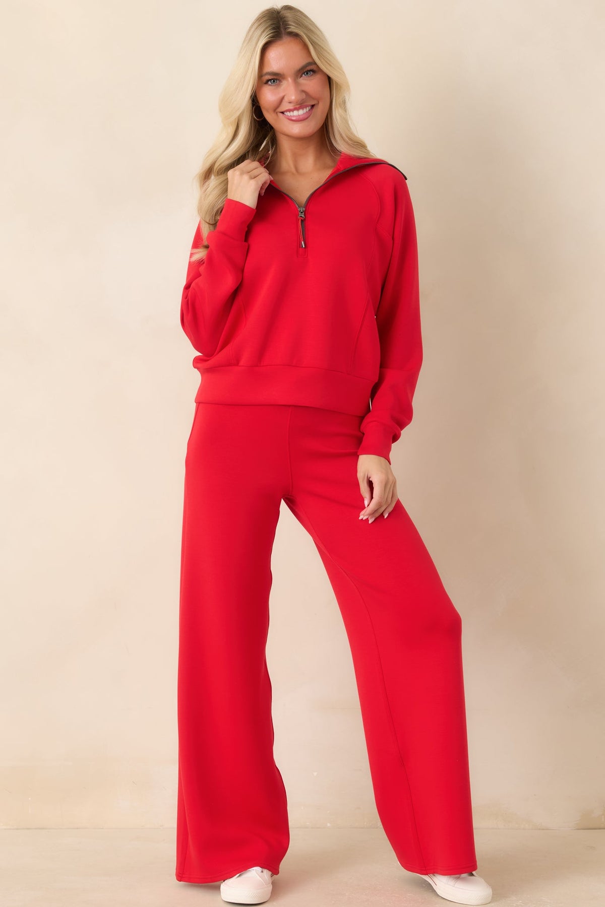 SPANX AirEssentials® Spanx Red Wide Leg Pant