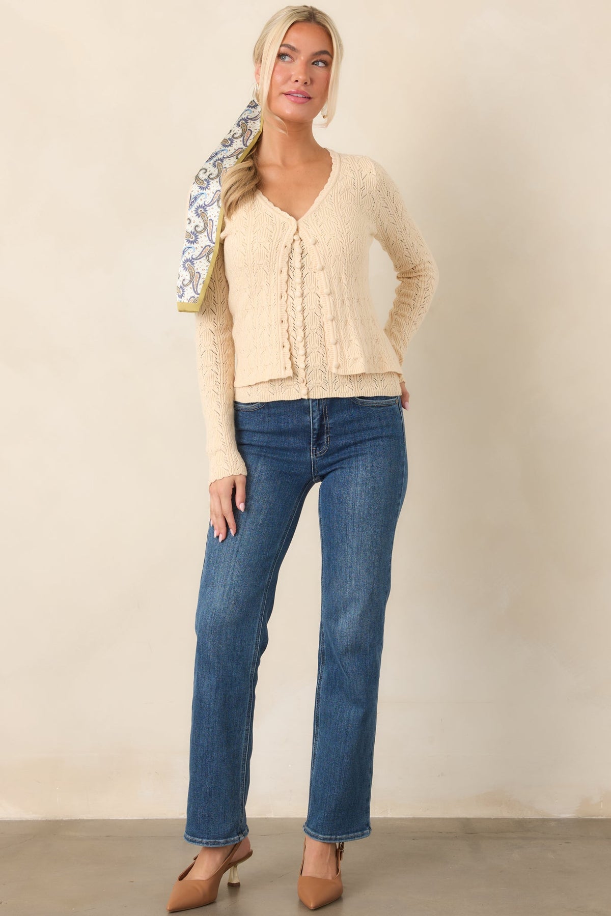 The Daily Edit Medium Wash Straight Leg Jeans