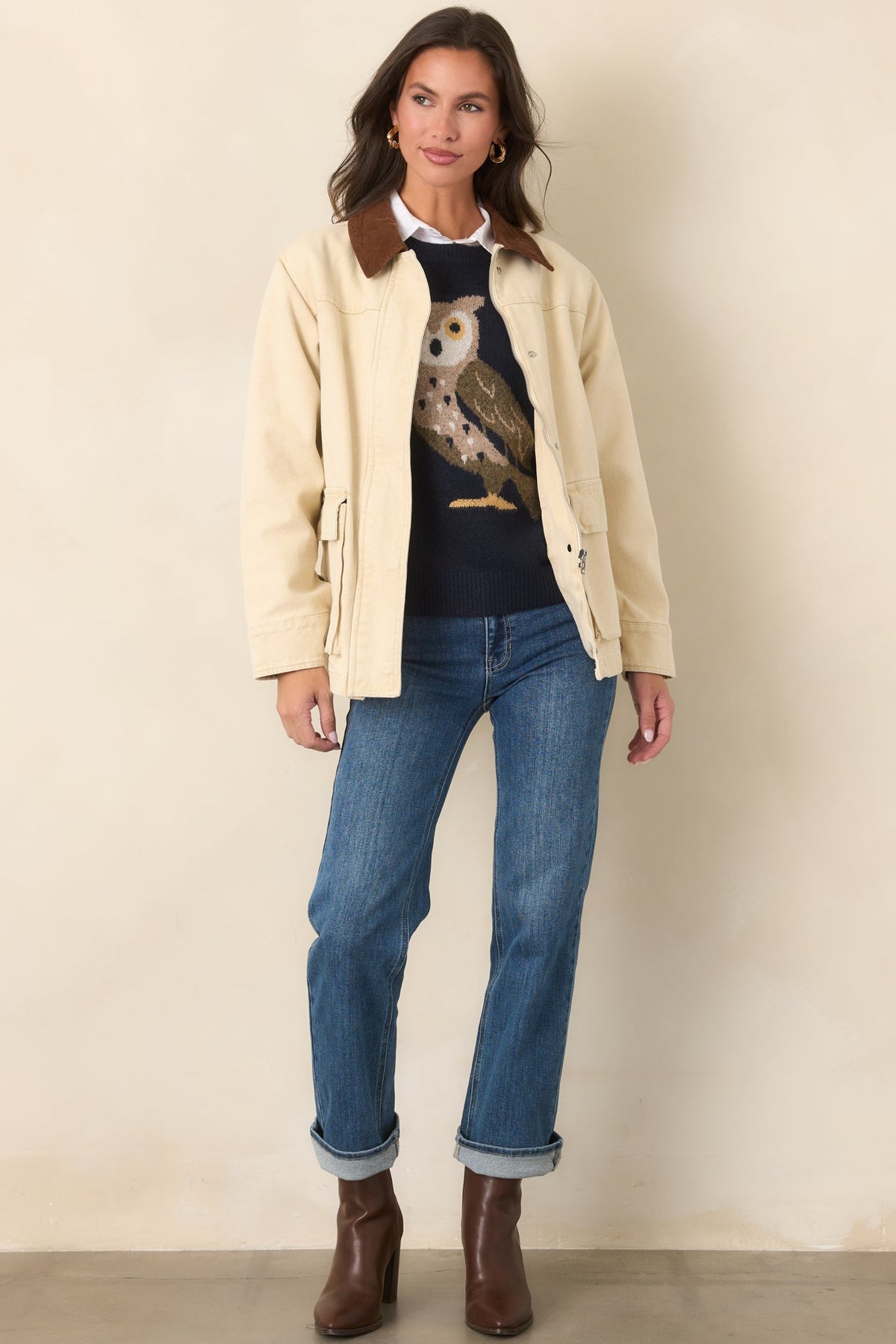 Trailblazer Taupe Canvas Utility Jacket