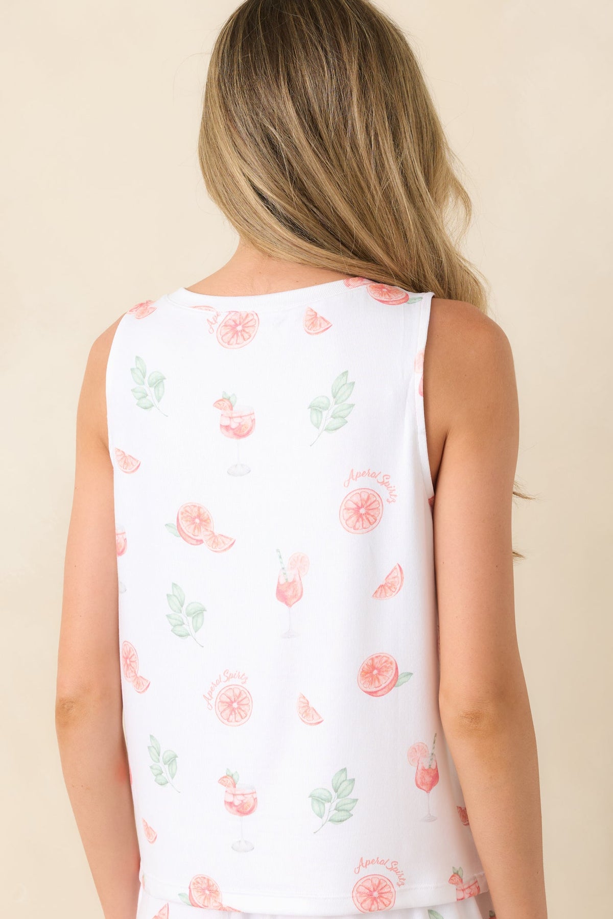 Z Supply White Spritz Pajama Tank