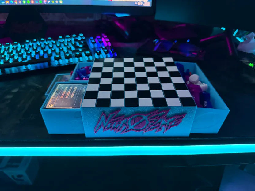 Durin's Forge: Neuroscape TCG - Wonderland Deck Box & Token Set