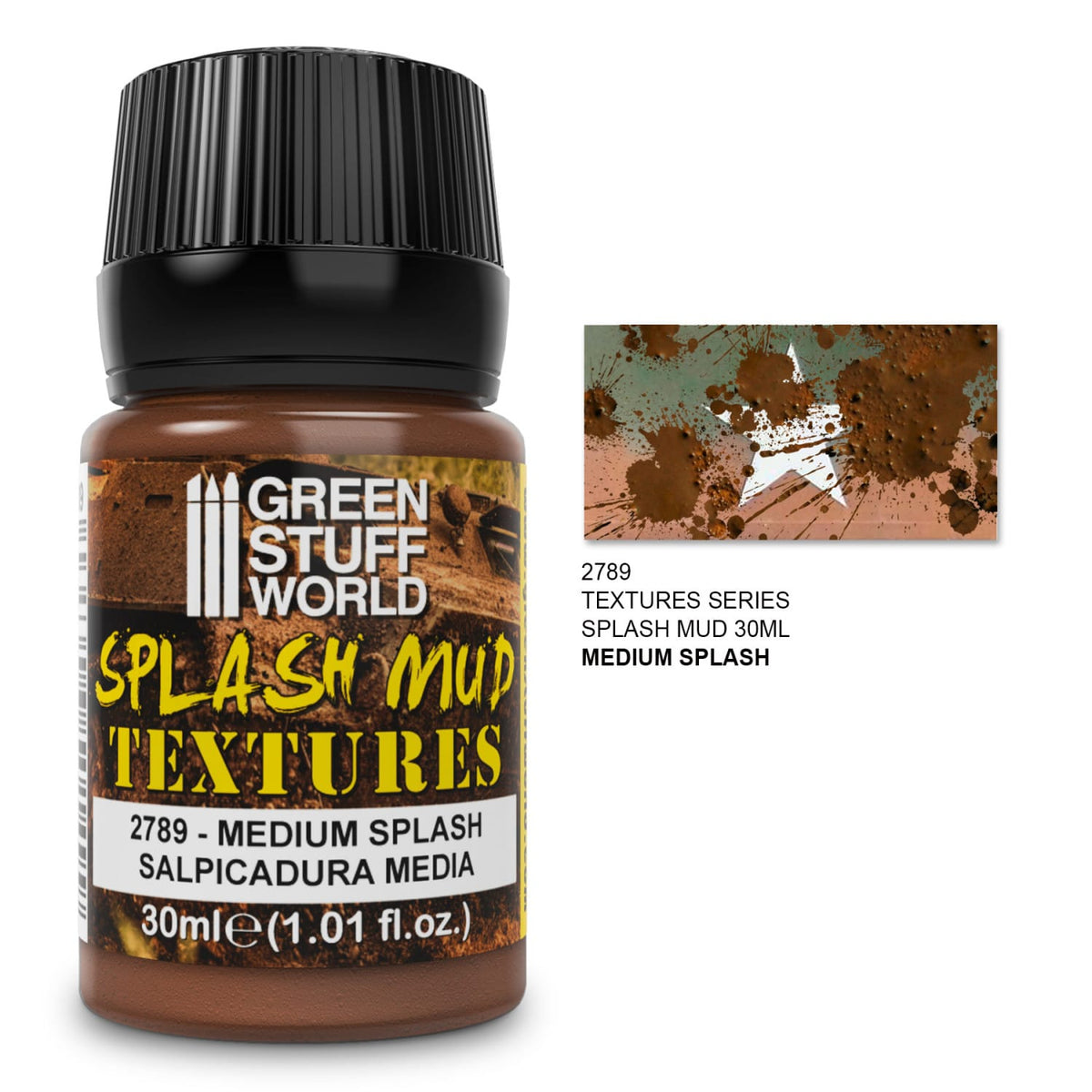 Green Stuff World: Textured Paste: Splash Mud Texture - Medium (30ml)