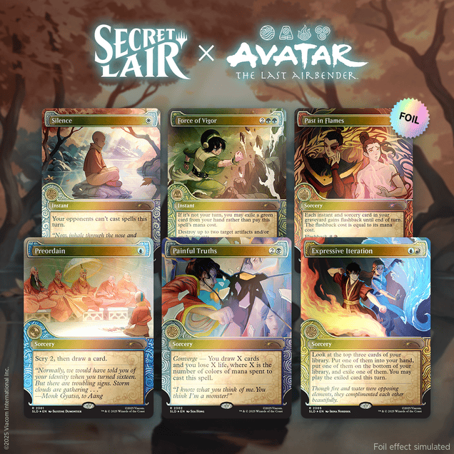 Magic the Gathering | Secret Lair Drop: Avatar the Last Airbender - One With the Elements (Foil)
