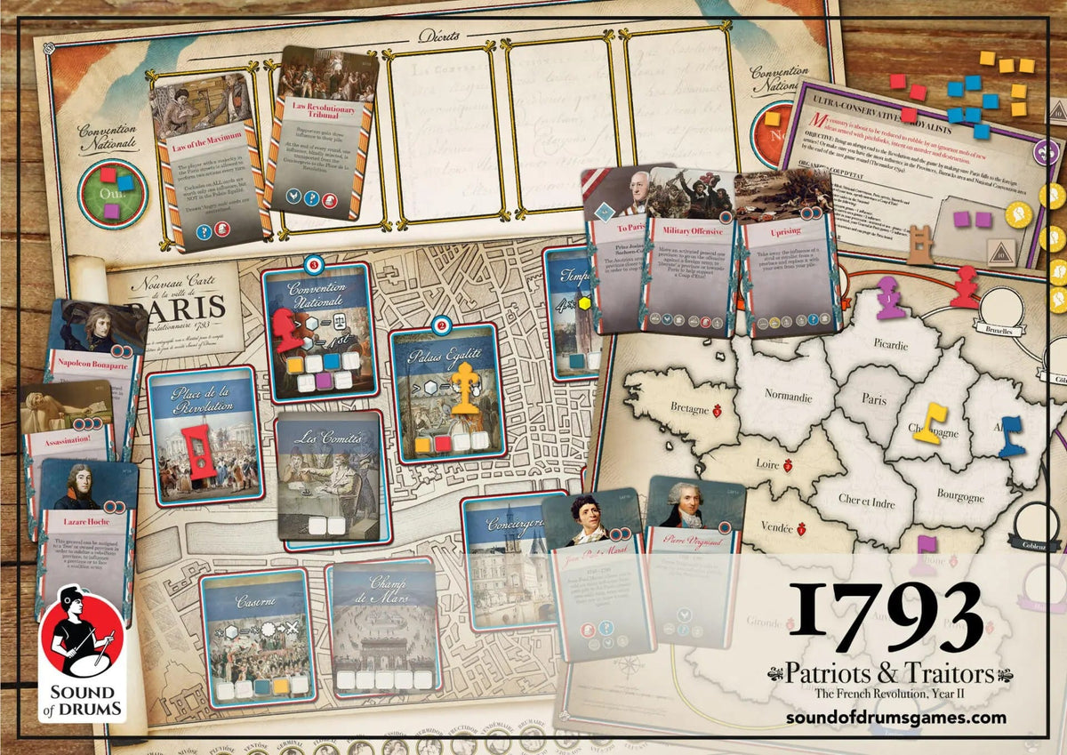 1793: Patriots & Traitors - Wooden Box Limited Deluxe Edition