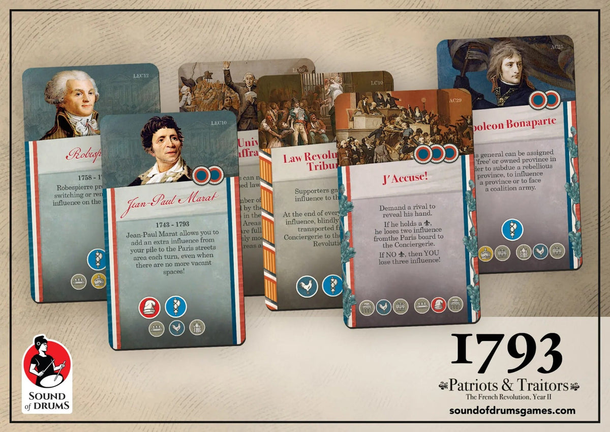 1793: Patriots & Traitors - Wooden Box Limited Deluxe Edition