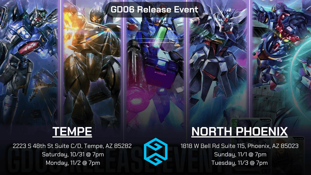 Tempe - 10/31 @ 7pm - Gundam Card Game GD06 Release Event