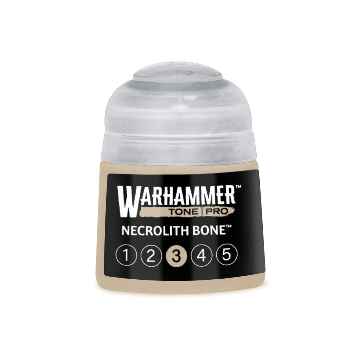 Warhammer Colour Paint: Tone Pro - Necrolith Bone 3 (12ml)